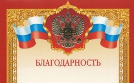Подробнее о статье Благодарность Ленинской районной организации «Всероссийское общество инвалидов»